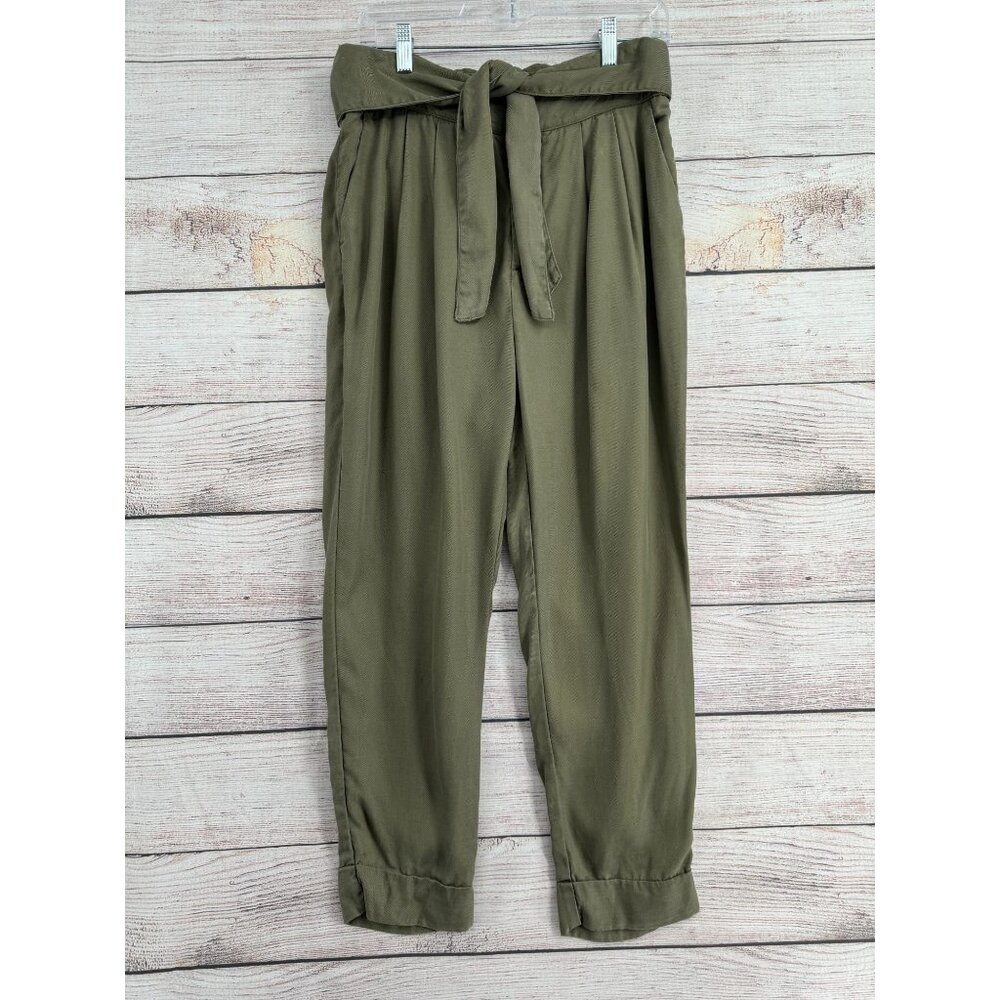 Cartonnier Anthropologie Pleated Pants Women's Size 8 Green